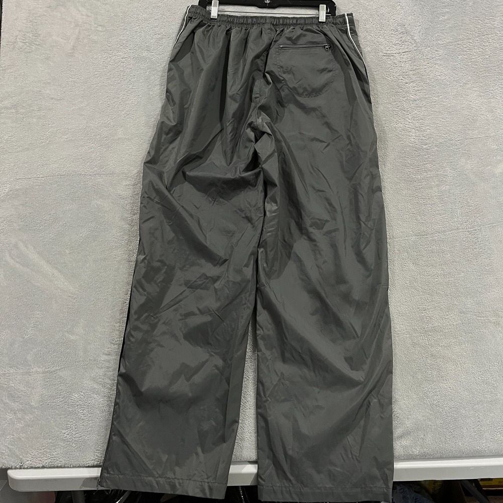 Vintage Nike Womens XL Windbreaker Pants Grey Y2K Drawstring 90s Streetwear